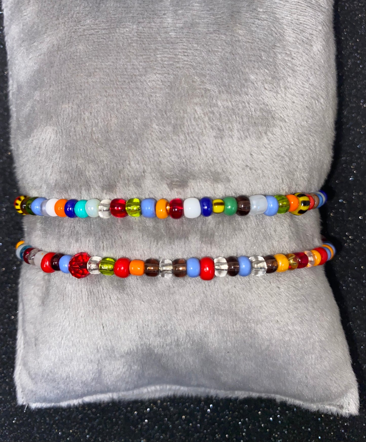 Rainbow anklet