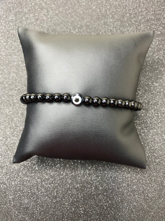 1 color black evil eye bracelet