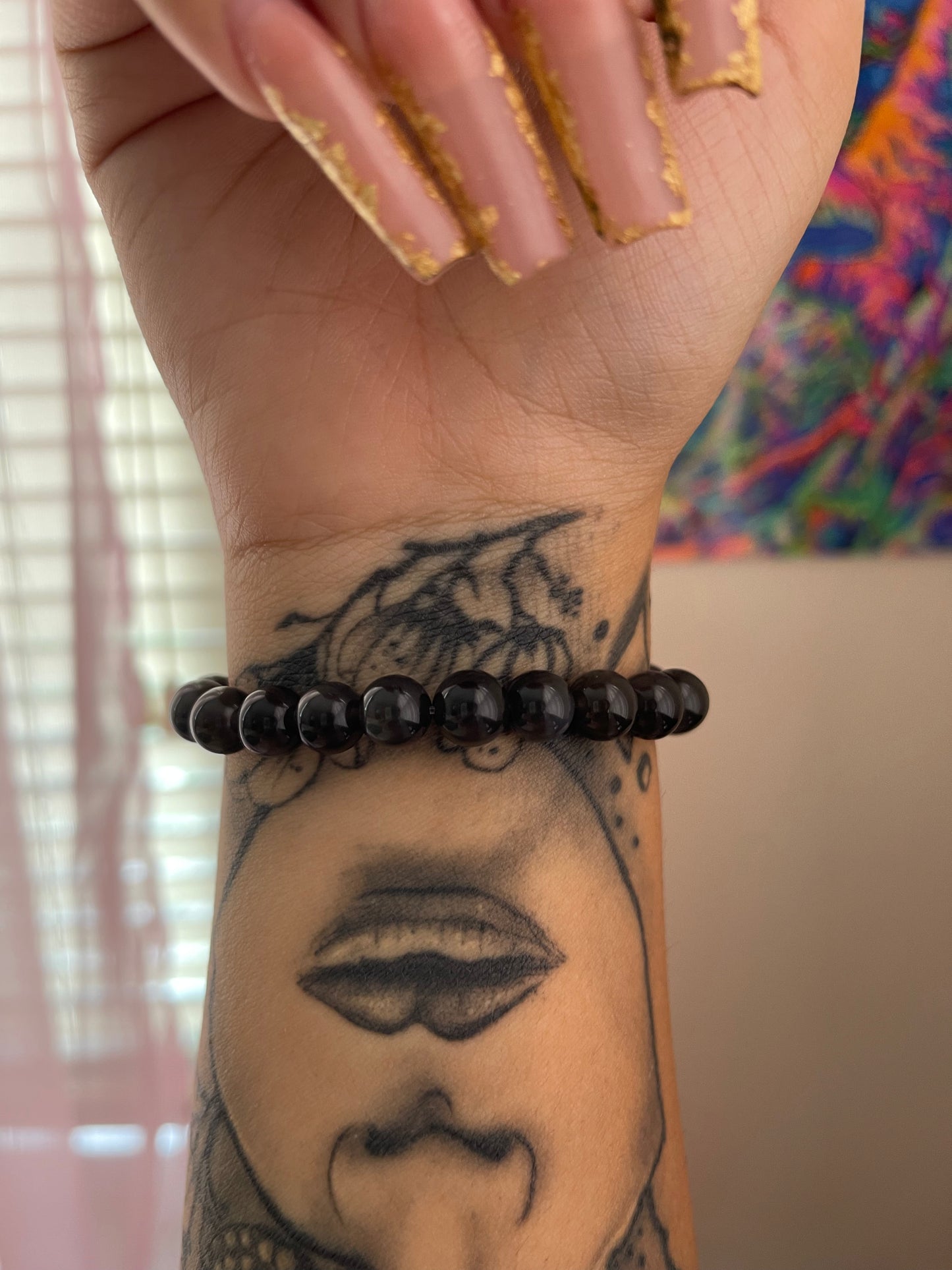 ICE OBSIDIAN BRACELET