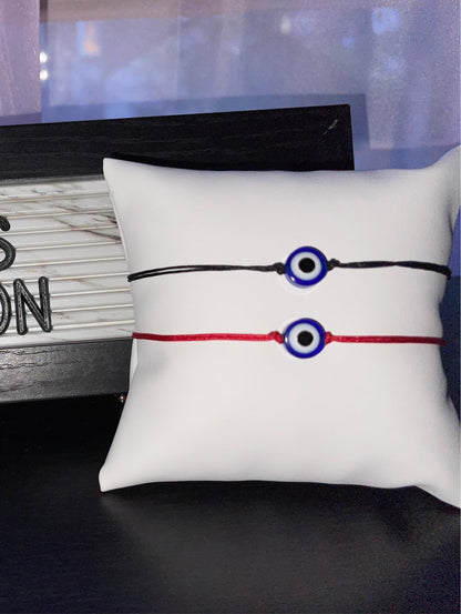 Evil eye string bracelets