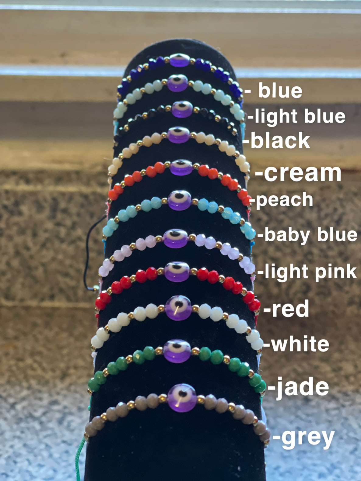 Evil Eye String Bracelet