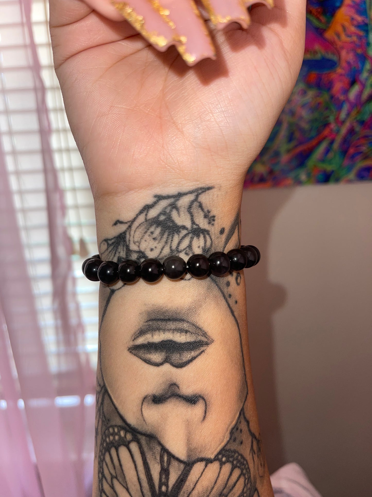 ICE OBSIDIAN BRACELET