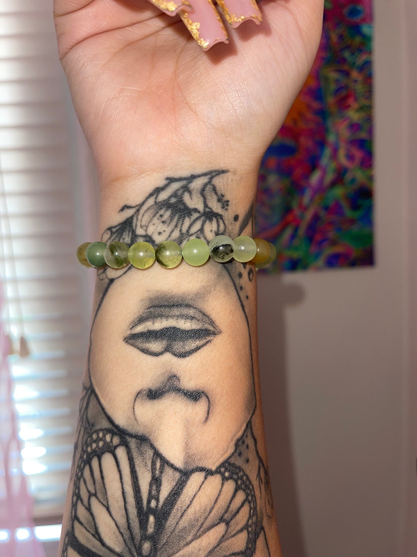PREHNITE BRACELET